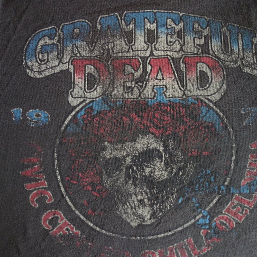 GRATEFUL DEAD X JUNK FOOD 1974 Long Sleeve Black Tee – Med - Picture 3 of 8